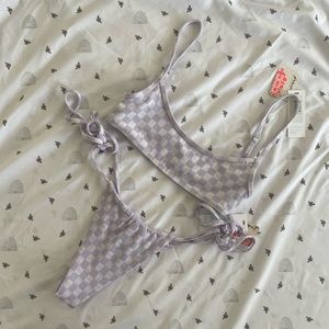 Frankie’s Bikinis Checkered Bikini
